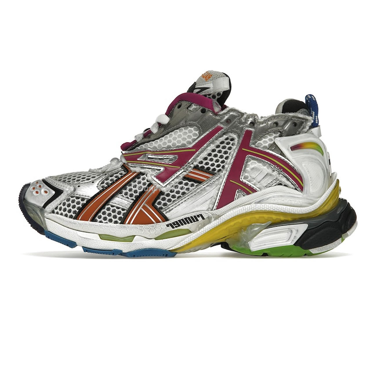 Balenciaga Runner White Grey Silver Black Blue Multicolor Burgundy (8) - newkick.cc